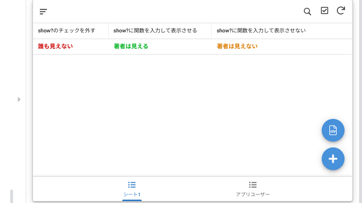 検証用のデータ