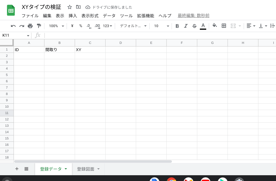 登録データシートの説明